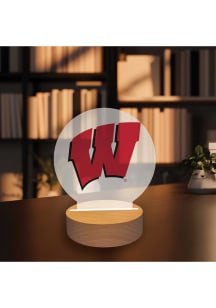 Wisconsin Badgers Logo Light Desk Accessory