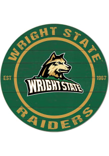 KH Sports Fan Wright State Raiders 20x20 Colored Circle Sign