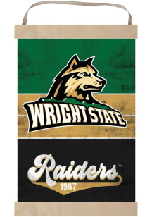 KH Sports Fan Wright State Raiders Reversible Retro Banner Sign
