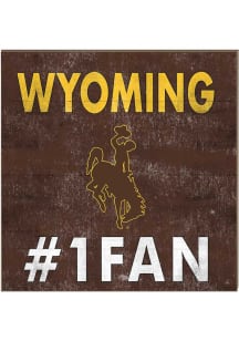 KH Sports Fan Wyoming Cowboys 10x10 #1 Fan Sign