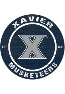 KH Sports Fan Xavier Musketeers 20x20 Colored Circle Sign
