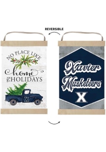 KH Sports Fan Xavier Musketeers Holiday Reversible Banner Sign