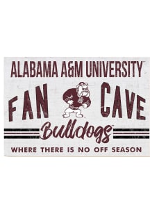 KH Sports Fan Alabama A&amp;M Bulldogs 34x23 Fan Cave Sign