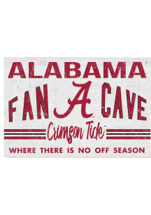KH Sports Fan Alabama Crimson Tide 34x23 Fan Cave Sign