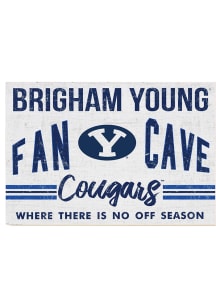 KH Sports Fan BYU Cougars 34x23 Fan Cave Sign