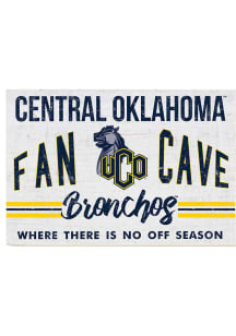 KH Sports Fan Central Oklahoma Bronchos 34x23 Fan Cave Sign