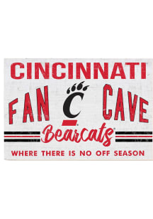 KH Sports Fan Cincinnati Bearcats 34x23 Fan Cave Sign