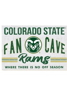 KH Sports Fan Colorado State Rams 34x23 Fan Cave Sign