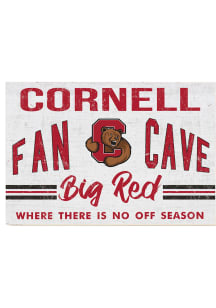 KH Sports Fan Cornell Big Red 34x23 Fan Cave Sign