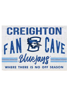 KH Sports Fan Creighton Bluejays 34x23 Fan Cave Sign