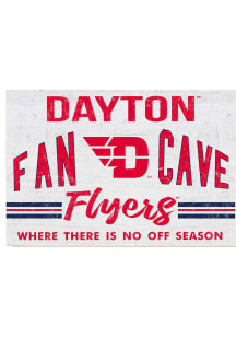 KH Sports Fan Dayton Flyers 34x23 Fan Cave Sign