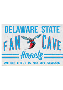 KH Sports Fan Delaware State Hornets 34x23 Fan Cave Sign
