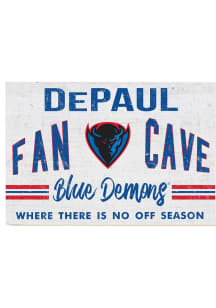 KH Sports Fan DePaul Blue Demons 34x23 Fan Cave Sign