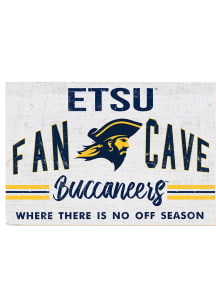 KH Sports Fan East Tennesse State Buccaneers 34x23 Fan Cave Sign