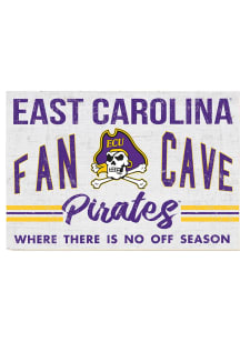 KH Sports Fan East Carolina Pirates 34x23 Fan Cave Sign