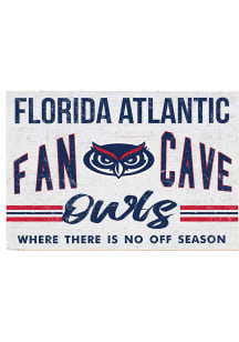 KH Sports Fan Florida Atlantic Owls 34x23 Fan Cave Sign