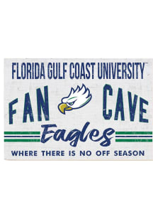 KH Sports Fan Florida Gulf Coast Eagles 34x23 Fan Cave Sign