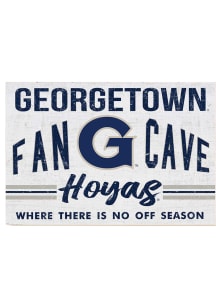 KH Sports Fan Georgetown Hoyas 34x23 Fan Cave Sign