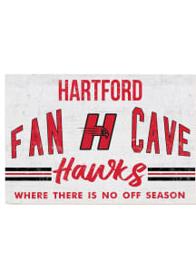 KH Sports Fan Hartford Hawks 34x23 Fan Cave Sign