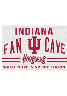 KH Sports Fan Indiana Hoosiers 34x23 Fan Cave Sign