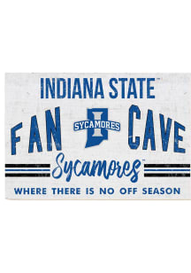 KH Sports Fan Indiana State Sycamores 34x23 Fan Cave Sign