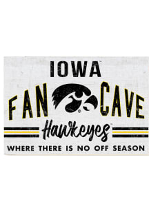 KH Sports Fan Iowa Hawkeyes 34x23 Fan Cave Sign