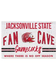 KH Sports Fan Jacksonville State Gamecocks 34x23 Fan Cave Sign
