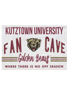 KH Sports Fan Kutztown University 34x23 Fan Cave Sign