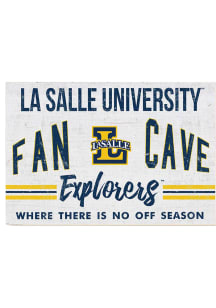 KH Sports Fan La Salle Explorers 34x23 Fan Cave Sign