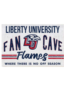 KH Sports Fan Liberty Flames 34x23 Fan Cave Sign