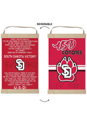 KH Sports Fan South Dakota Coyotes Fight Song Reversible Banner Sign