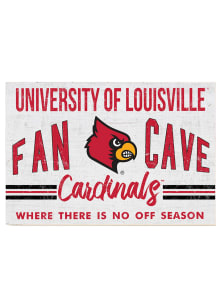 KH Sports Fan Louisville Cardinals 34x23 Fan Cave Sign