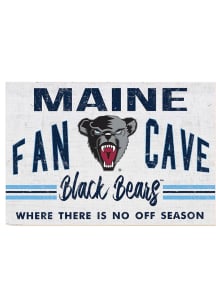 KH Sports Fan Maine Black Bears 34x23 Fan Cave Sign