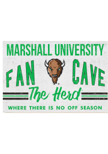 KH Sports Fan Marshall Thundering Herd 34x23 Fan Cave Sign