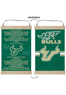 KH Sports Fan South Florida Bulls Fight Song Reversible Banner Sign