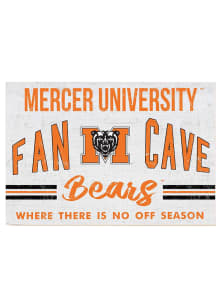 KH Sports Fan Mercer Bears 34x23 Fan Cave Sign