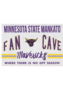 KH Sports Fan Minnesota State Mavericks 34x23 Fan Cave Sign