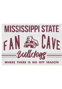 KH Sports Fan Mississippi State Bulldogs 34x23 Fan Cave Sign