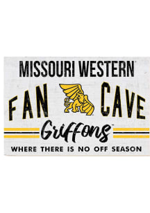 KH Sports Fan Missouri Western Griffons 34x23 Fan Cave Sign