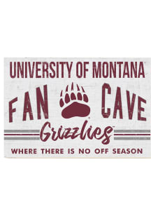 KH Sports Fan Montana Grizzlies 34x23 Fan Cave Sign