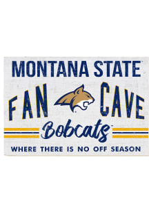 KH Sports Fan Montana State Bobcats 34x23 Fan Cave Sign