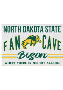 KH Sports Fan North Dakota State Bison 34x23 Fan Cave Sign