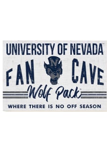 KH Sports Fan Nevada Wolf Pack 34x23 Fan Cave Sign