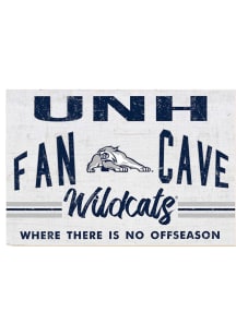 KH Sports Fan New Hampshire Wildcats 34x23 Fan Cave Sign