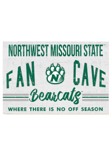 KH Sports Fan Northwest Missouri State Bearcats 34x23 Fan Cave Sign