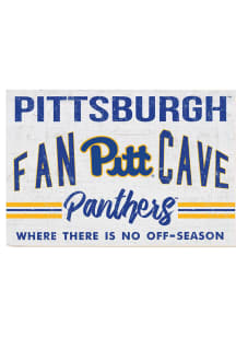 KH Sports Fan Pitt Panthers 34x23 Fan Cave Sign