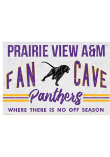KH Sports Fan Prairie View A&amp;M Panthers 34x23 Fan Cave Sign