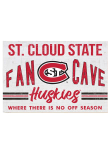 KH Sports Fan St Cloud State Huskies 34x23 Fan Cave Sign