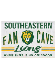 KH Sports Fan Southeastern Louisiana Lions 34x23 Fan Cave Sign