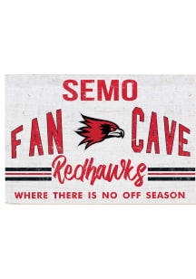 KH Sports Fan Southeast Missouri State Redhawks 34x23 Fan Cave Sign